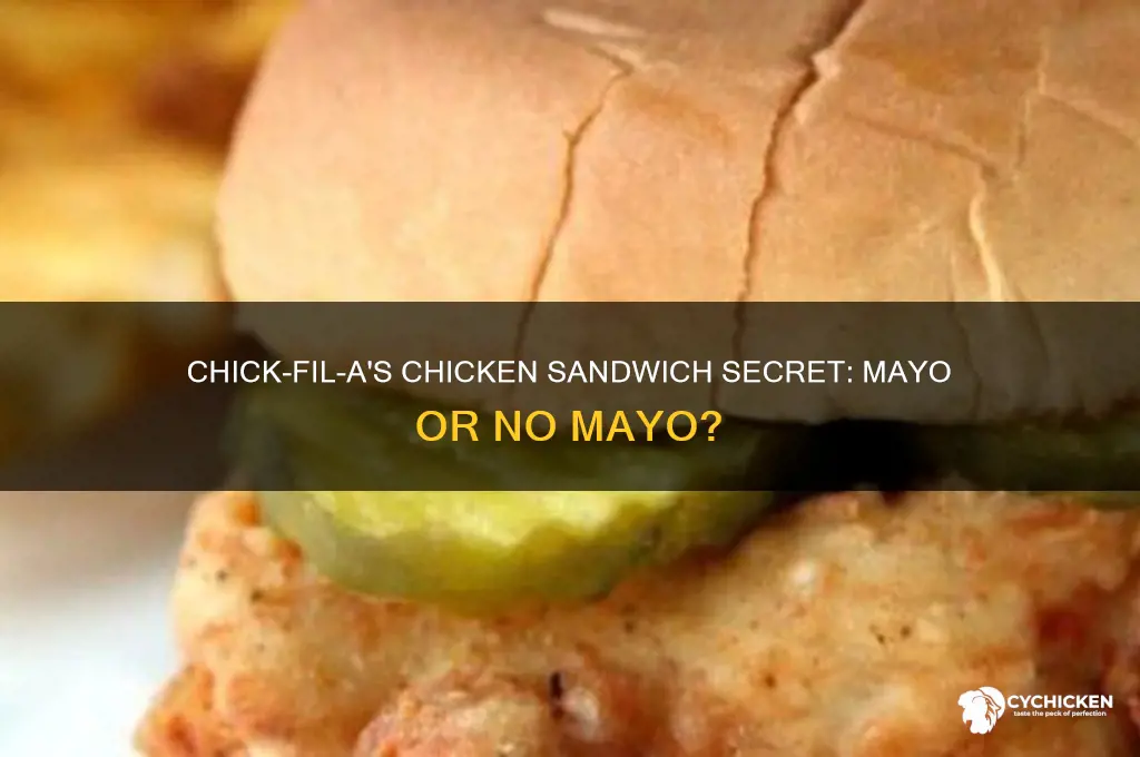 does chick fil a put mayo on their chicken sandwiches