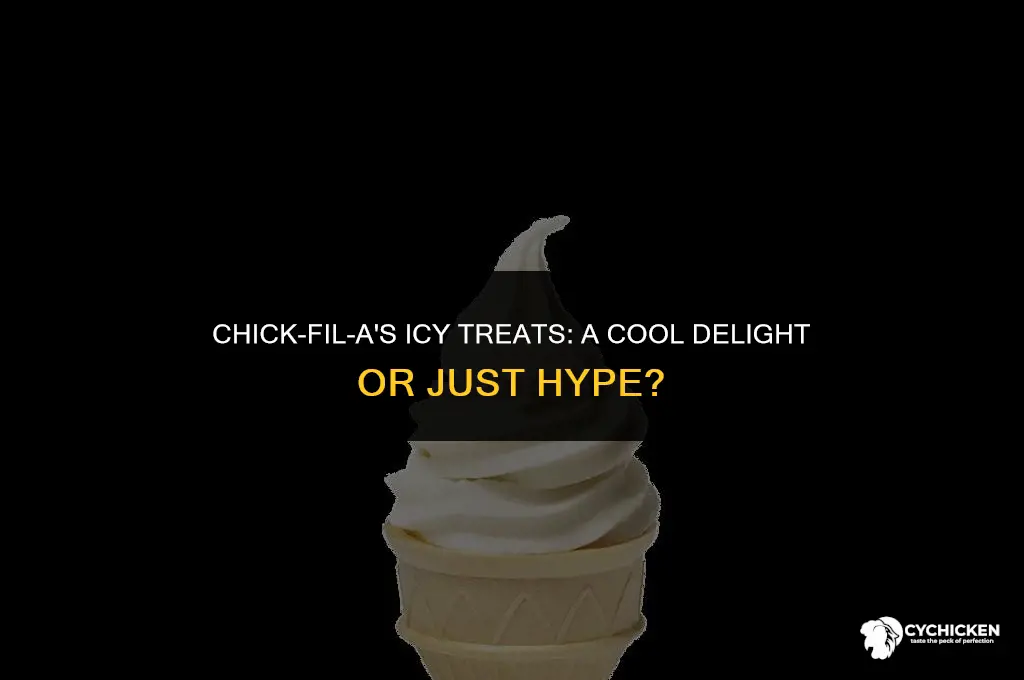 does chick fil a sale ice