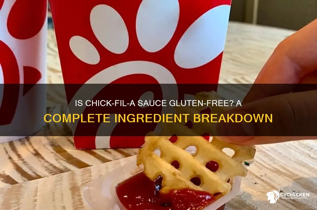 does chick-fil-a sauce have gluten