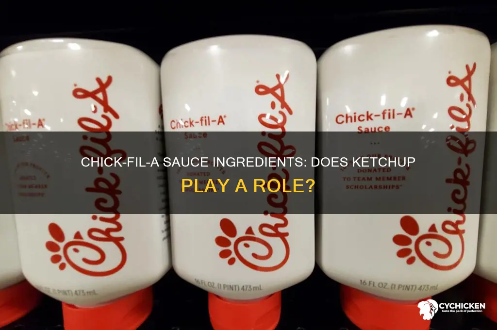does chick fil a sauce have ketchup