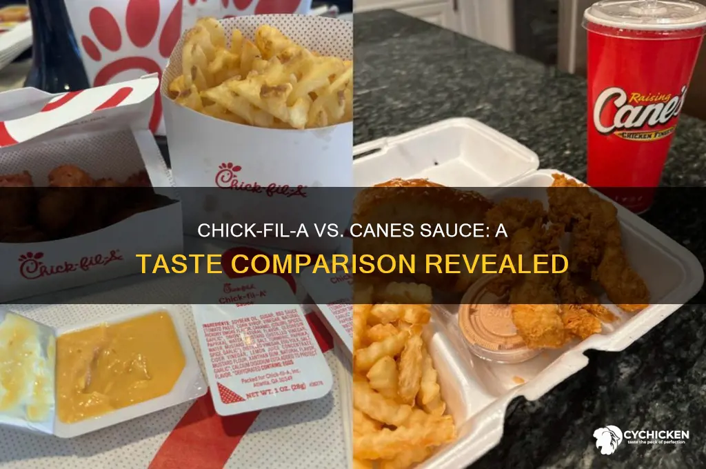 does chick fil a sauce taste like canes sauce