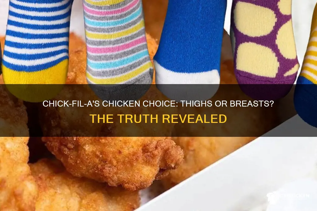 does chick fil a use chicken thighs