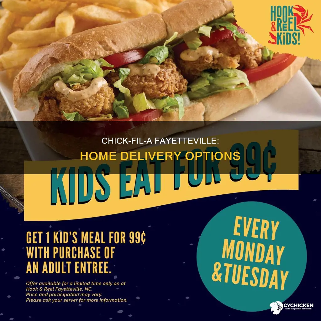 does chick fill a has home delivery at fayetteville ar