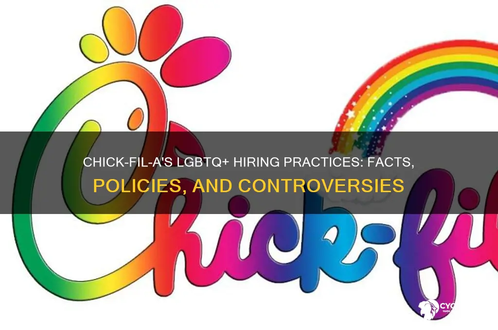 does chick fillet hire gays and lgbtemployees