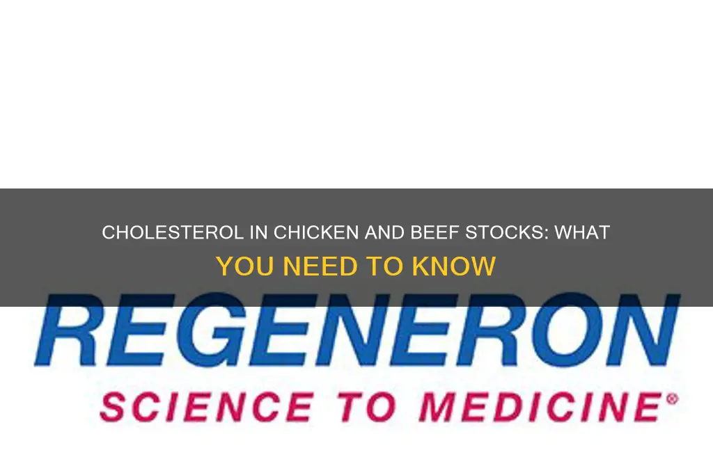 does chicken and beef stocks have cholesterol