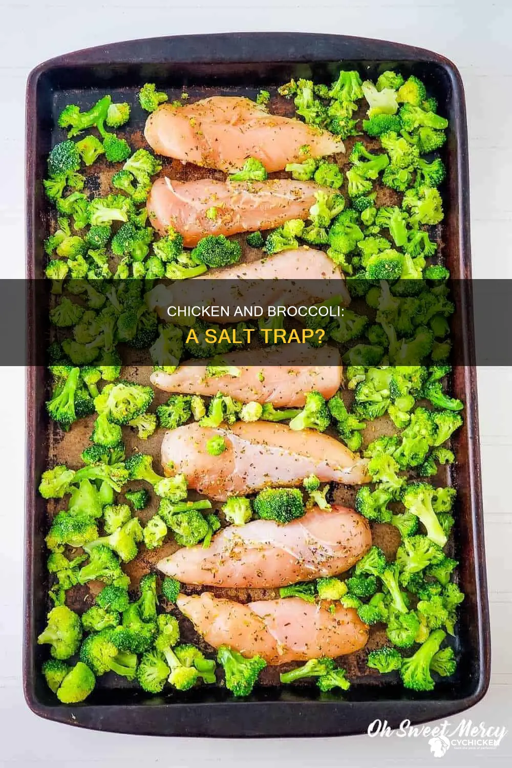 does chicken and broccoli have a lot of salt