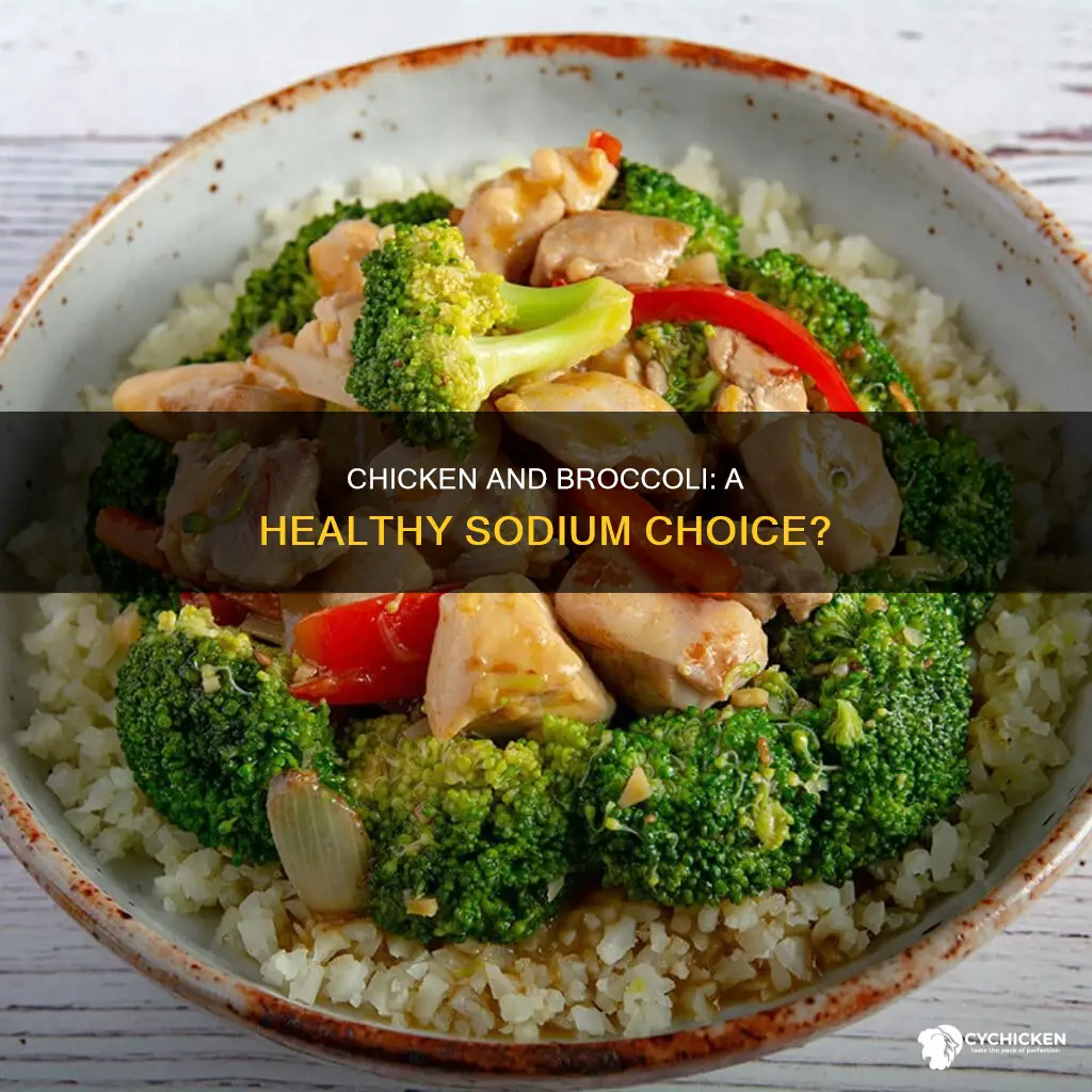 does chicken and broccoli have a lot of sodium