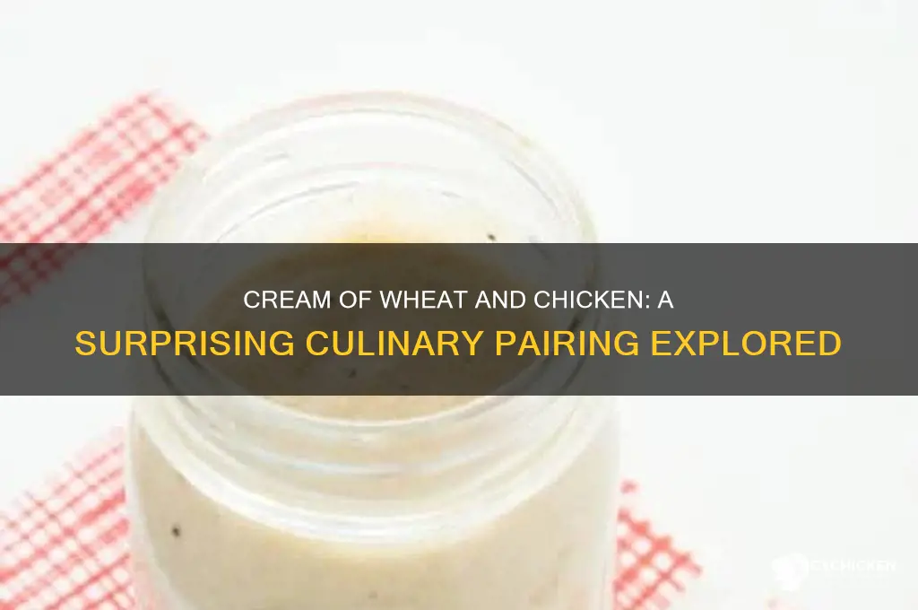 does chicken and cream of wheat go together