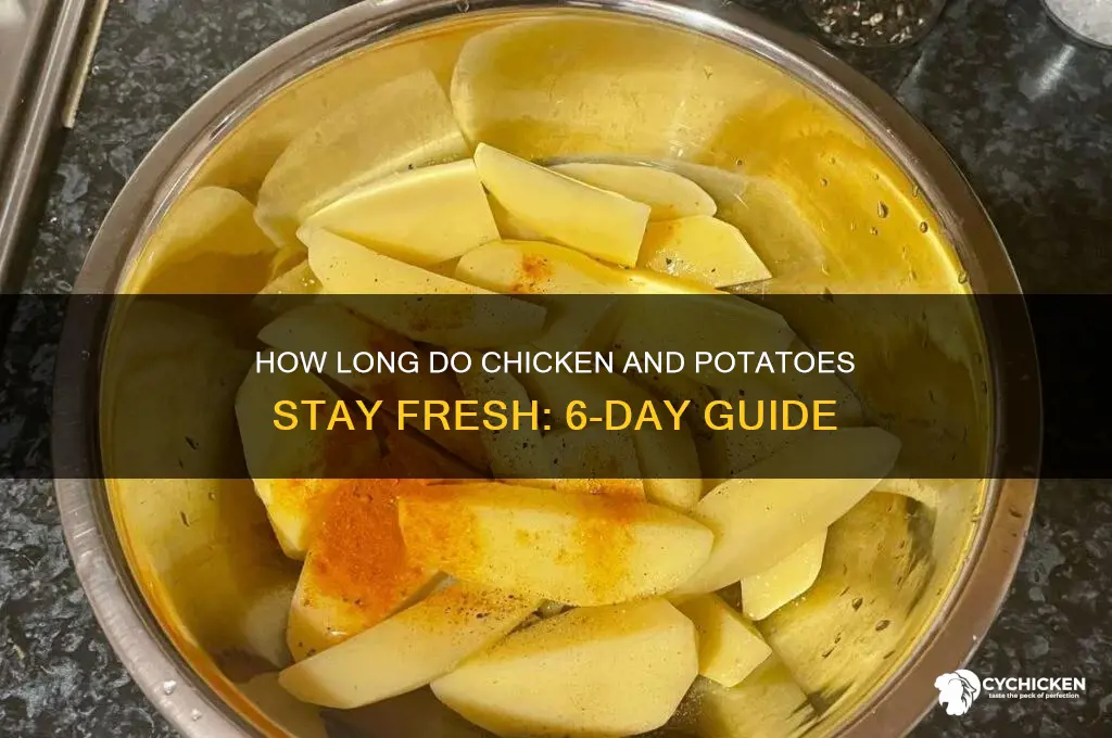 does chicken and potatoes last for 6 days