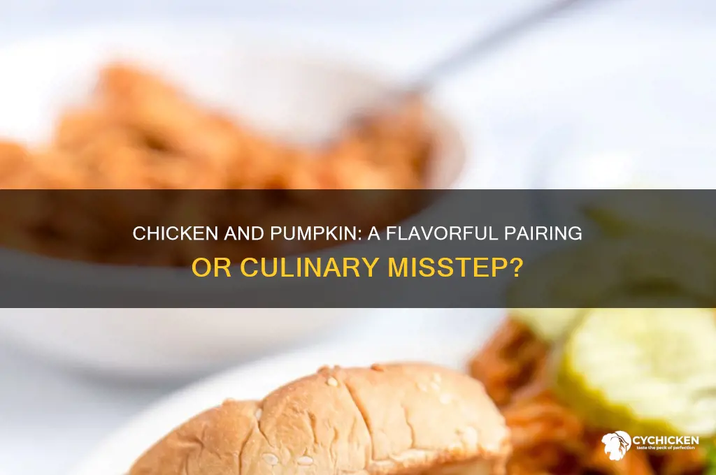 does chicken and pumpkin go well together