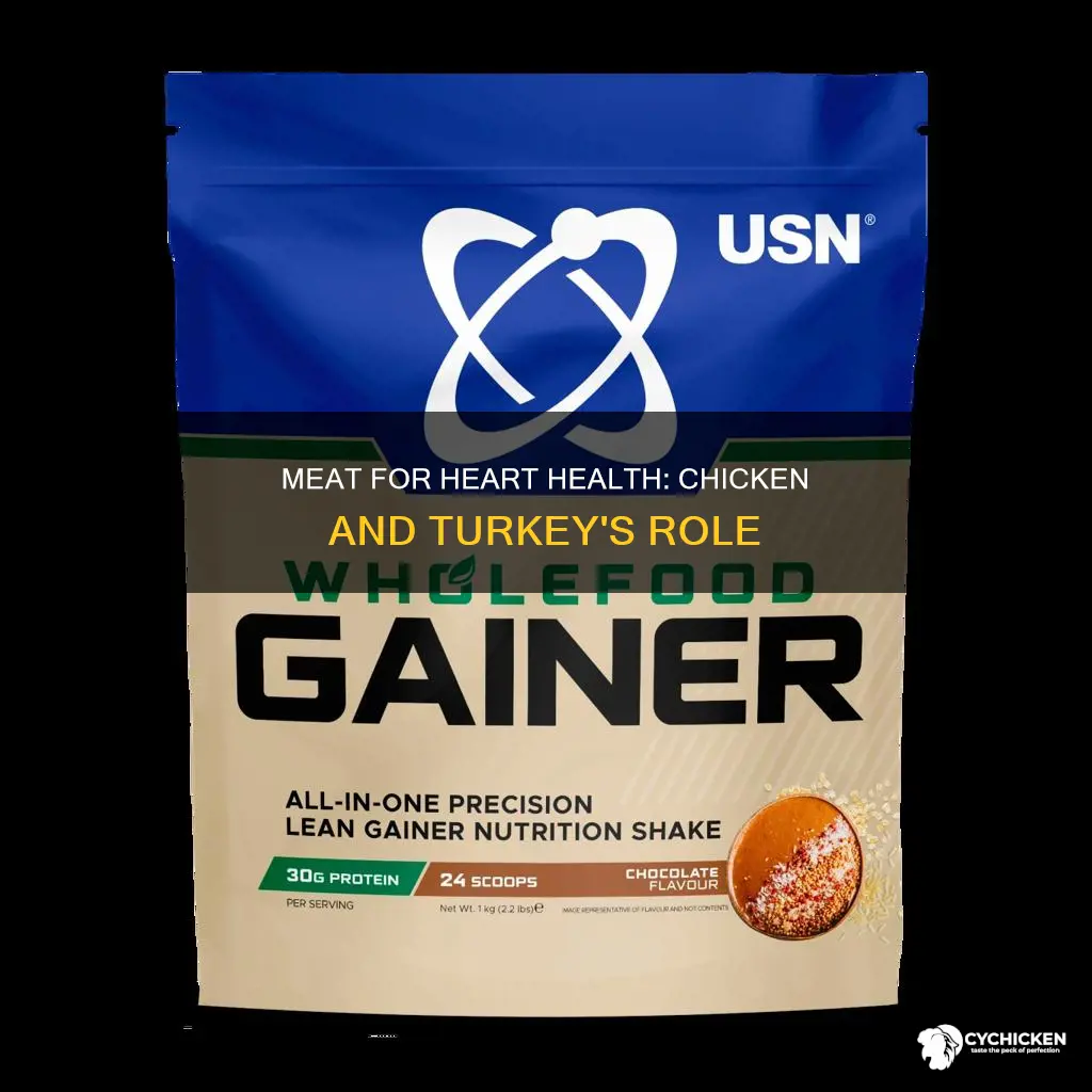 does chicken and turkey reduce risk of heart attack