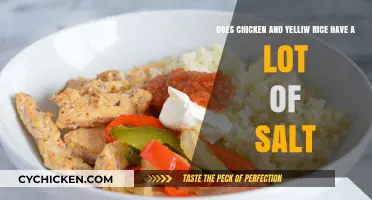 Chicken and Yellow Rice: A Salty Surprise?