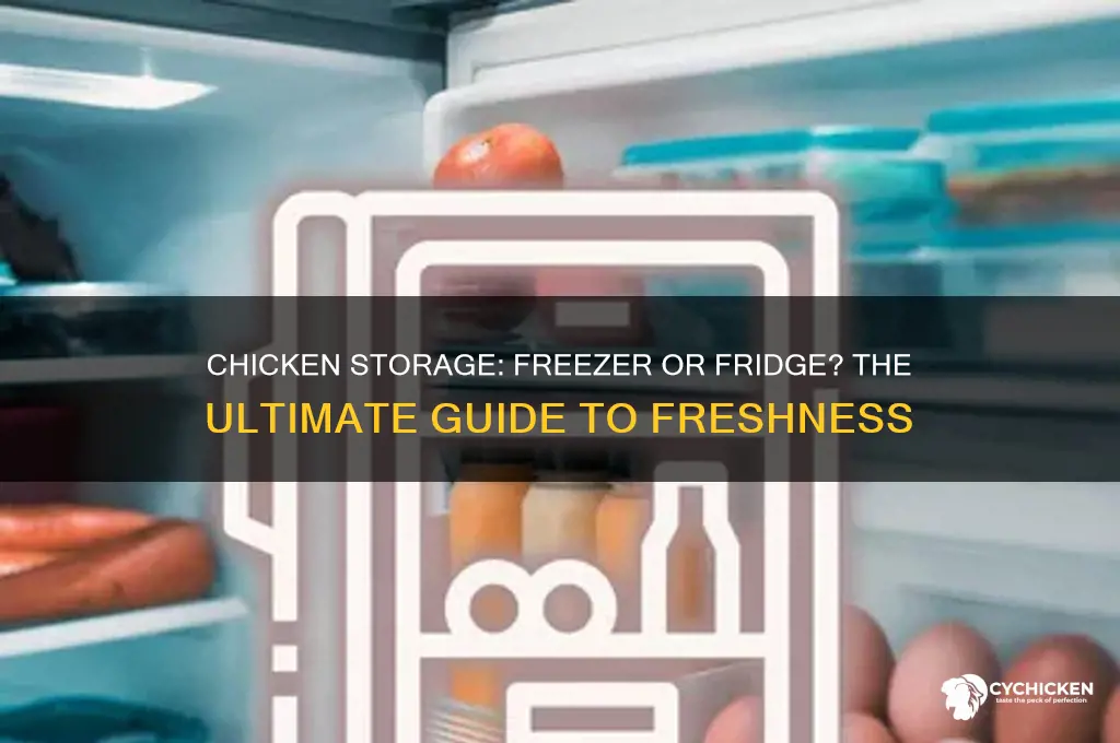 does chicken belong in the freezer or refigerator