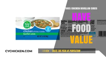 Do Chicken Bouillon Cubes Offer Nutritional Benefits? A Detailed Analysis