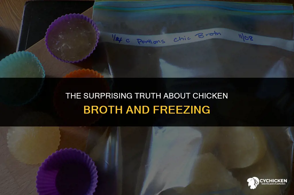 does chicken broth expand when frozen