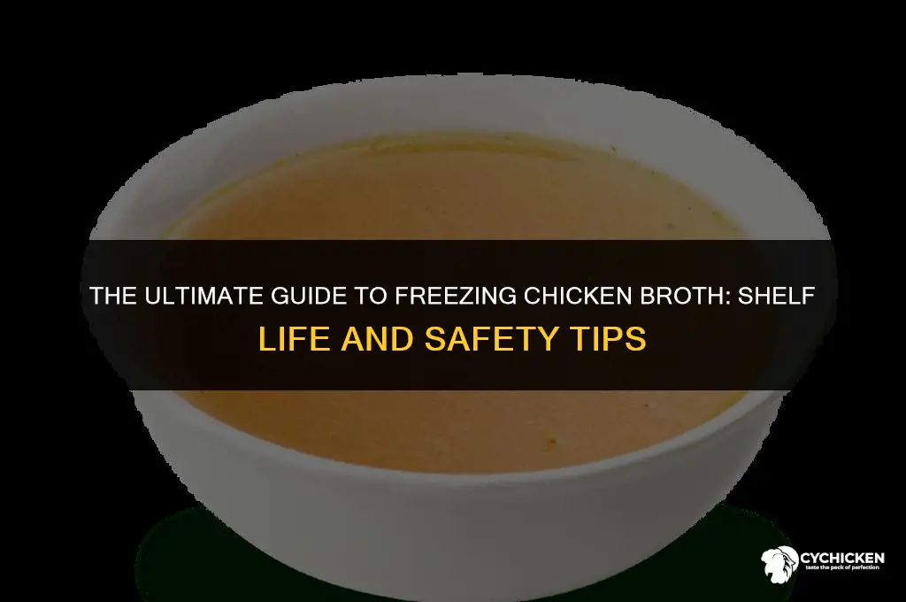 does chicken broth go bad if frozen