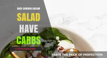 Unveiling the Carb Content in Chicken Caesar Salad: A Nutritional Breakdown