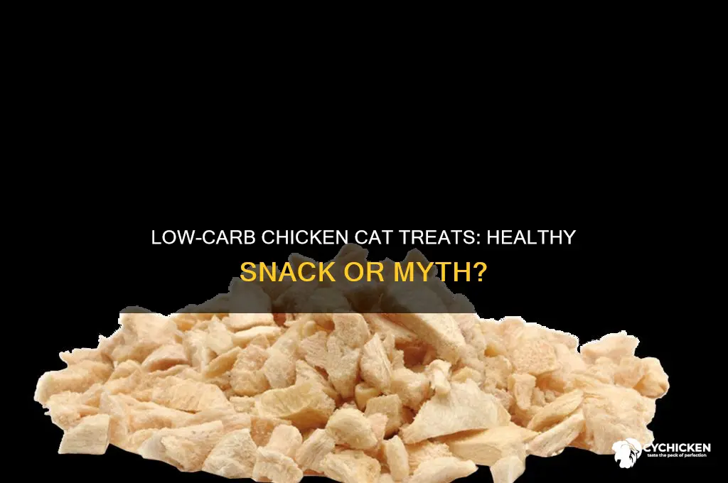 does chicken cat treats have low carbs