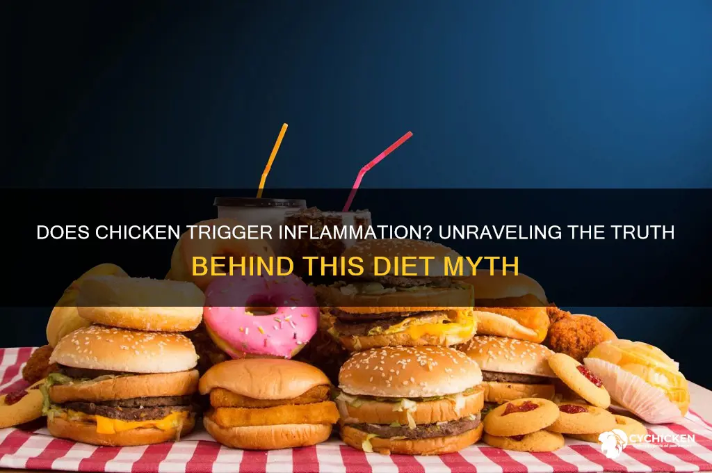 does chicken cause inflammation in your body