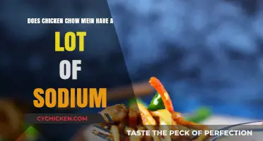 Chicken Chow Mein: A Sodium Surprise?