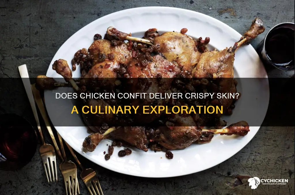 does chicken confit have a crispy skin