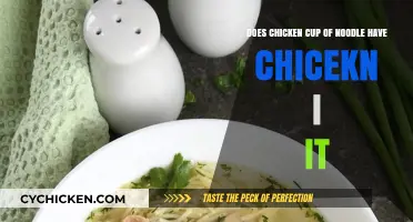 Chicken Cup Noodles: Real Chicken or Just Flavour?
