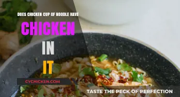 Chicken Cup Noodles: Real Chicken or Just Flavour?