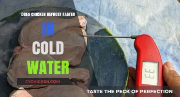 Cold Water Defrosting: Does It Speed Up Chicken Thawing?