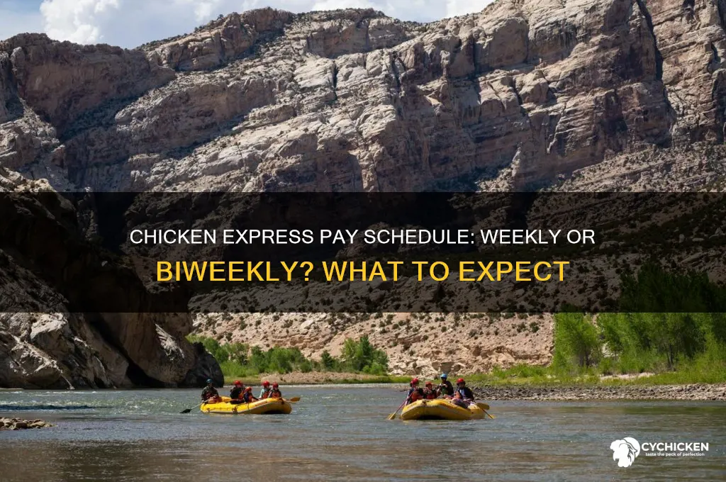 does chicken express do pay weekly or biweekly