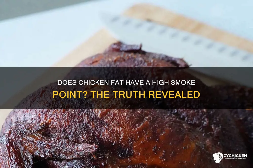 does chicken fat have a high smoke point