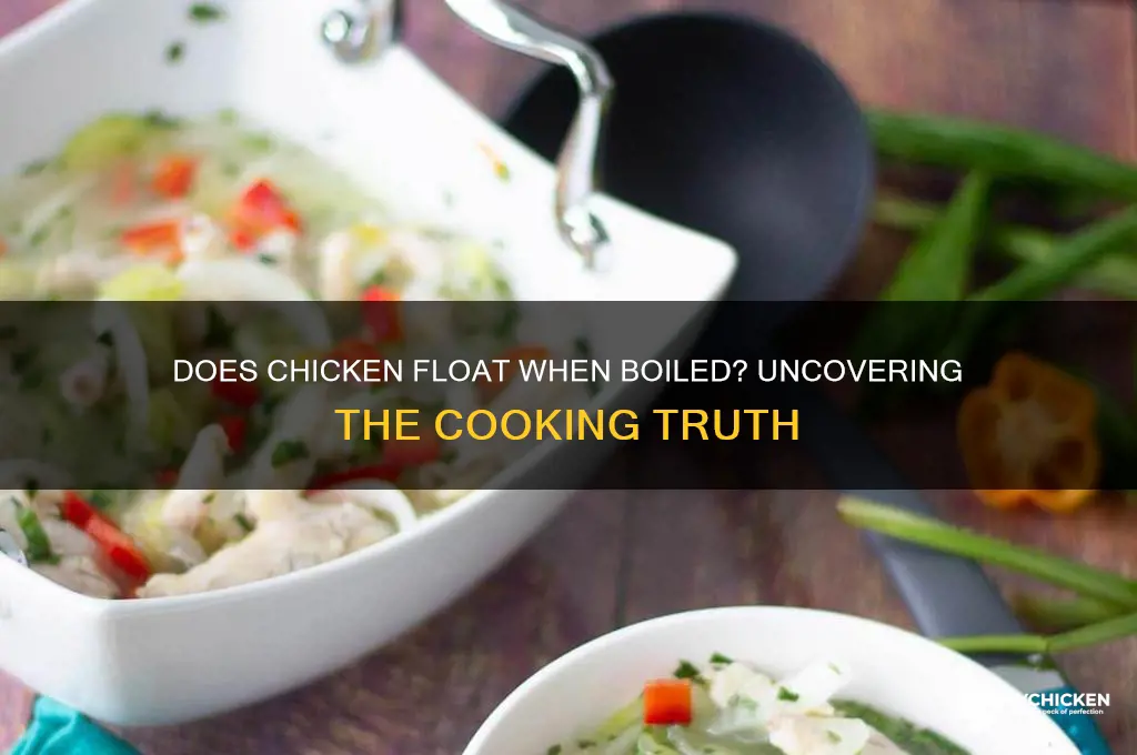 does chicken float when it