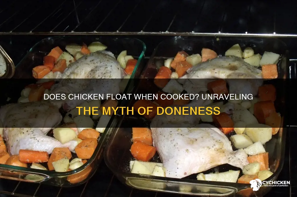 does chicken float when it