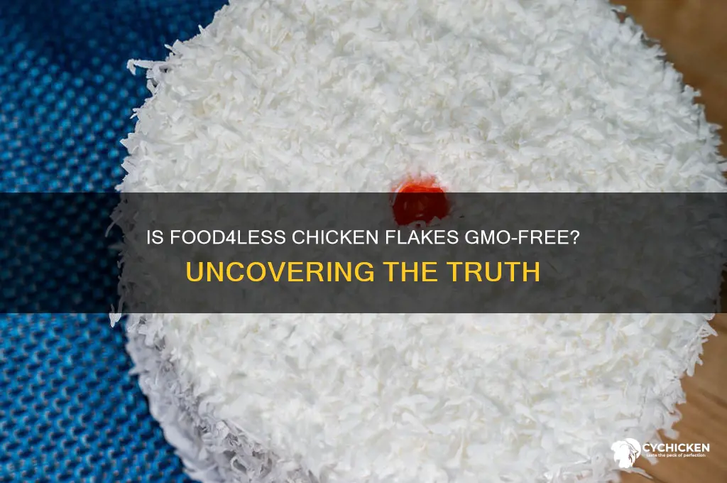 does chicken from food4ldss flakes have gmos