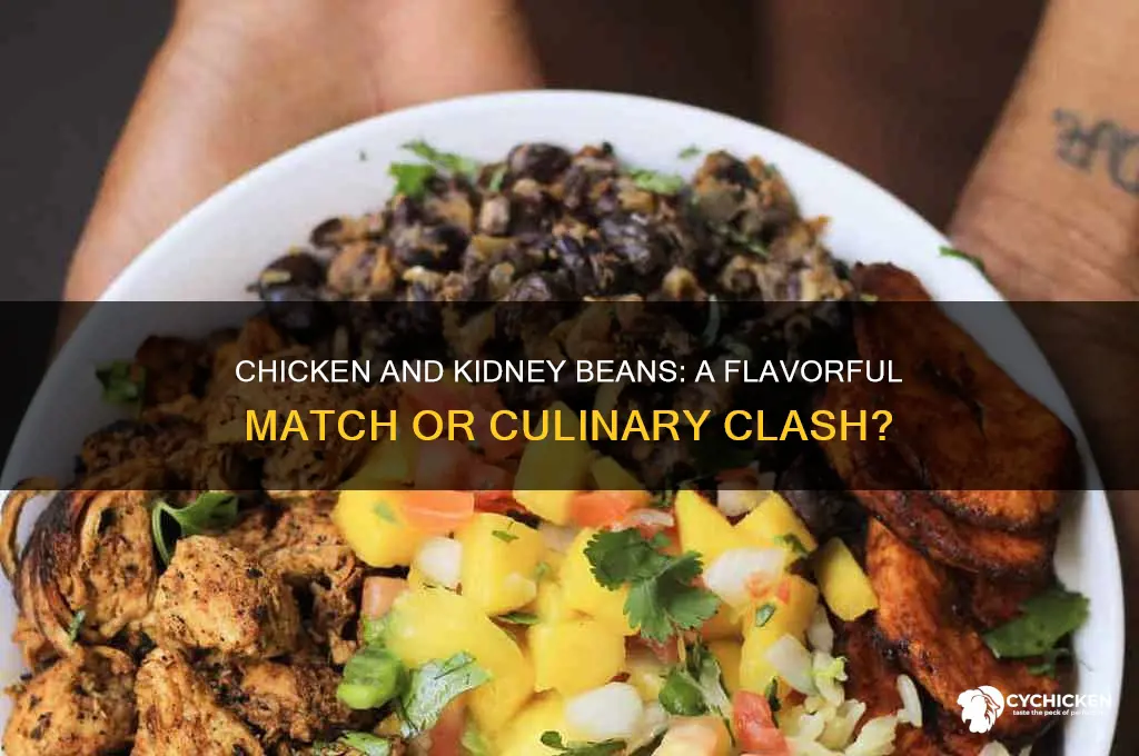 does chicken go well with kidney beans