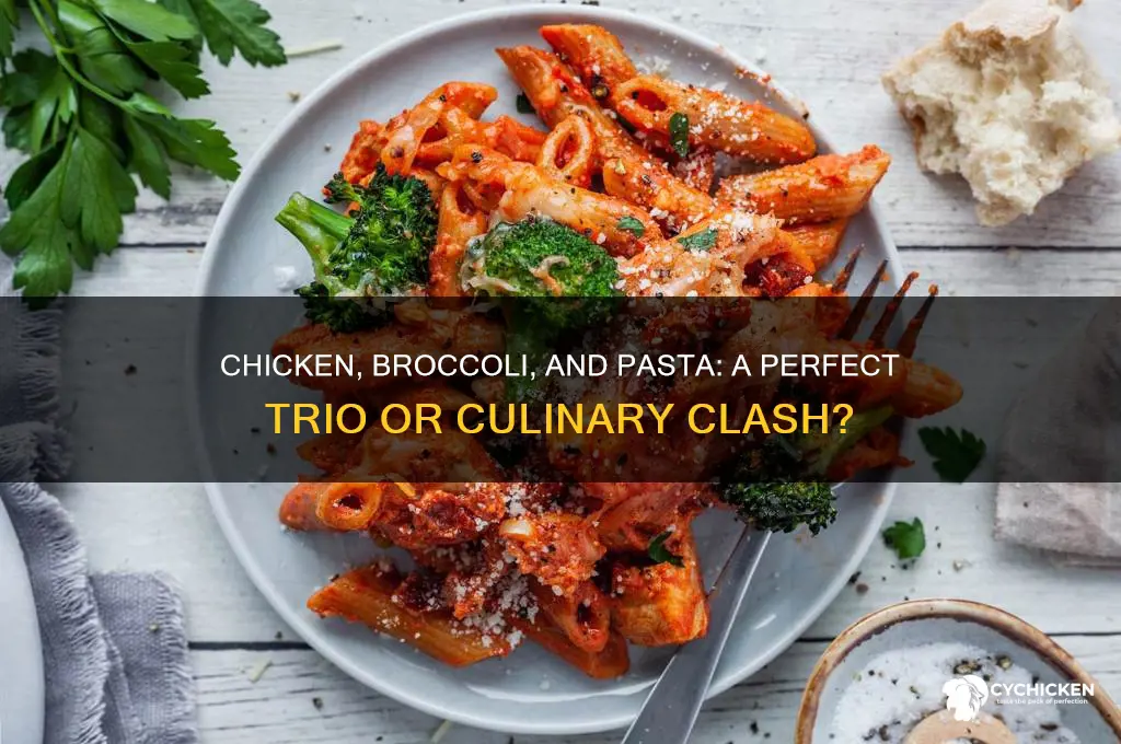 does chicken go with brocolli and pasta