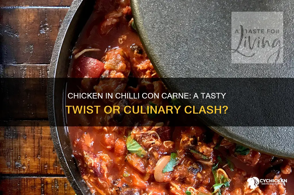 does chicken go with chilli con carne
