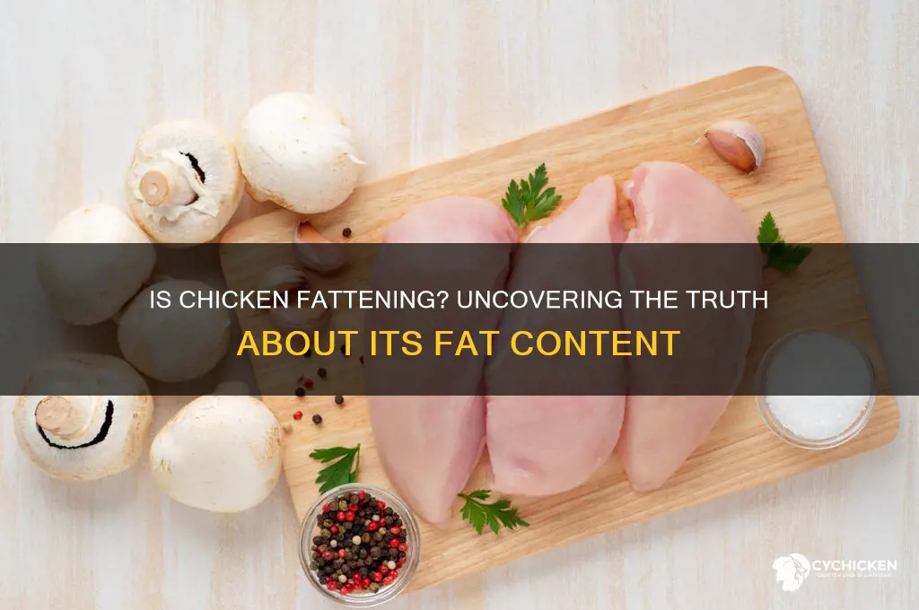 does chicken have a lot of fat