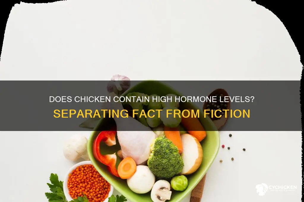 does chicken have a lot of hormones
