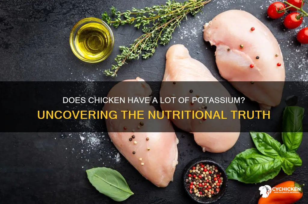 does chicken have a lot of potassium