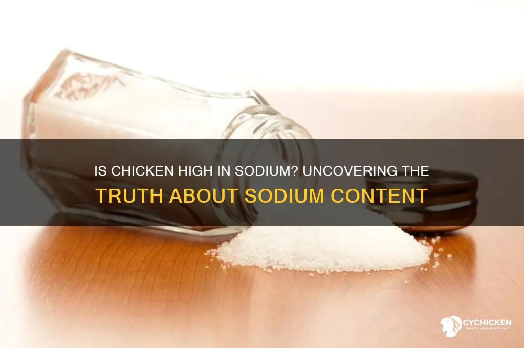 does chicken have a lot of sodium
