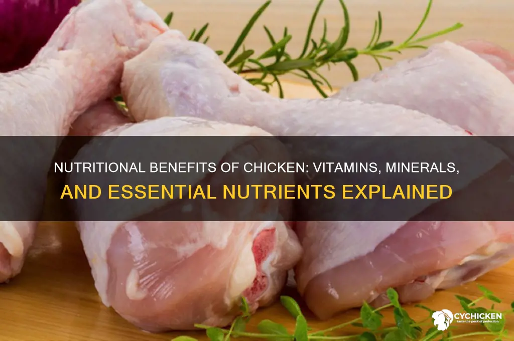 does chicken have any vitamins or nutrients