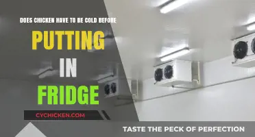 Chicken Storage: Cold Before Fridge?