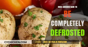 Can You Cook Chicken Without Fully Defrosting It First?