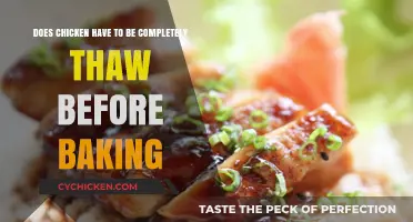 Thawing Chicken: Bake It or Not?