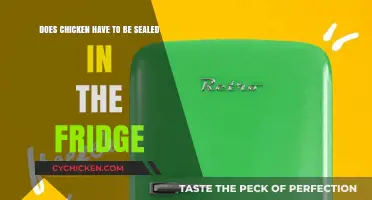 Chicken Storage: Sealing for Fridge Freshness