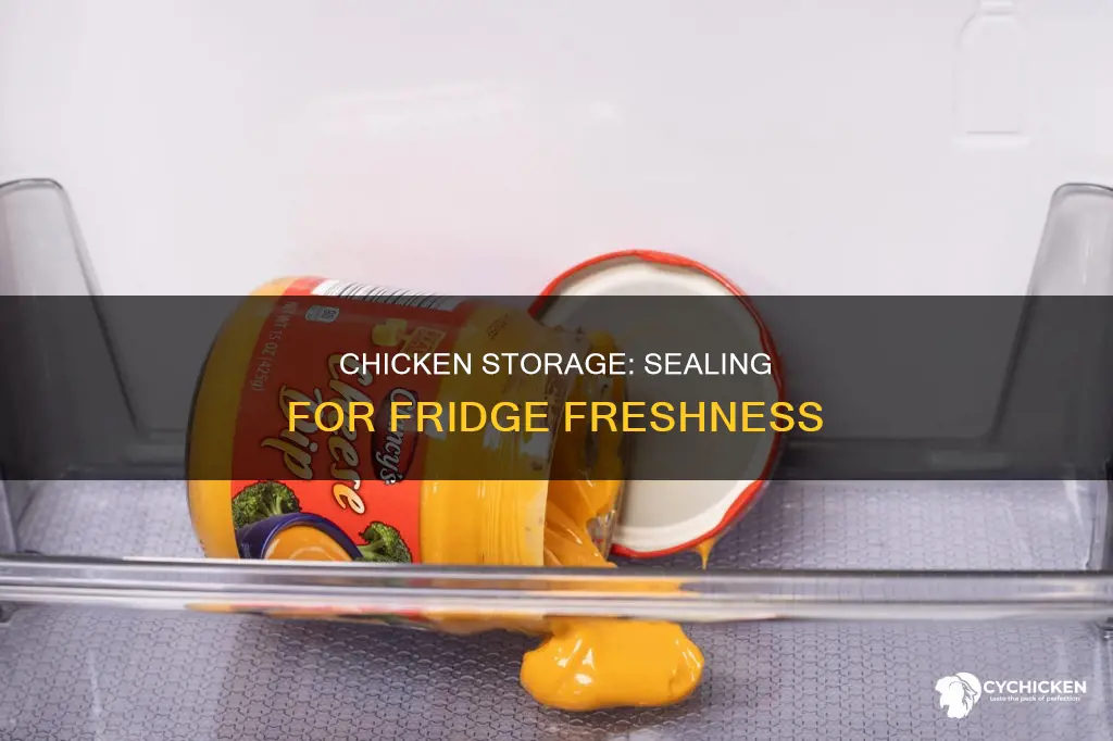 does chicken have to be sealed in the fridge