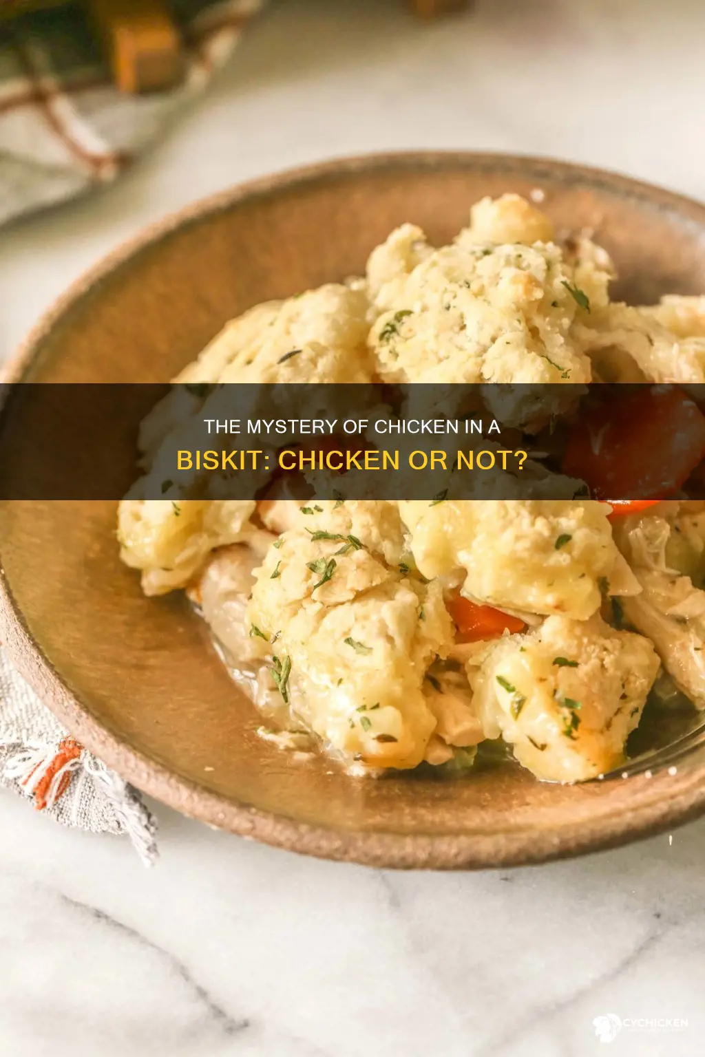 does chicken in a biskit have chicken in it