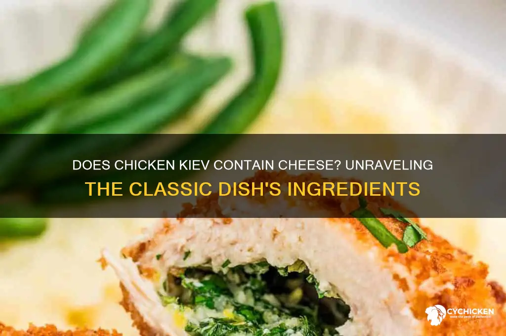 does chicken kiev have cheese in it