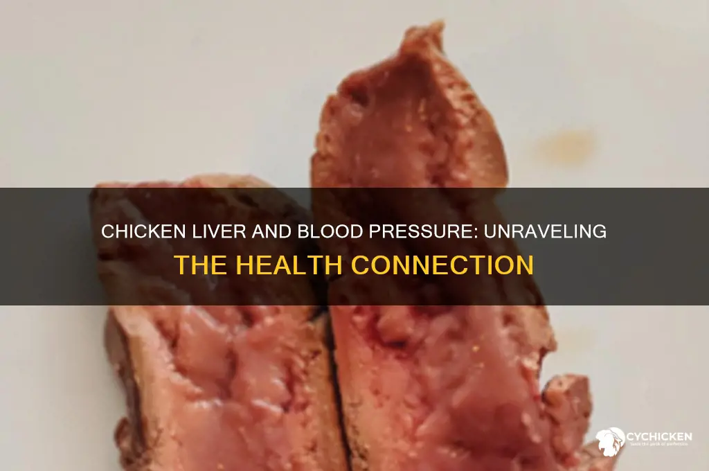 does chicken liver cause high blood pressure