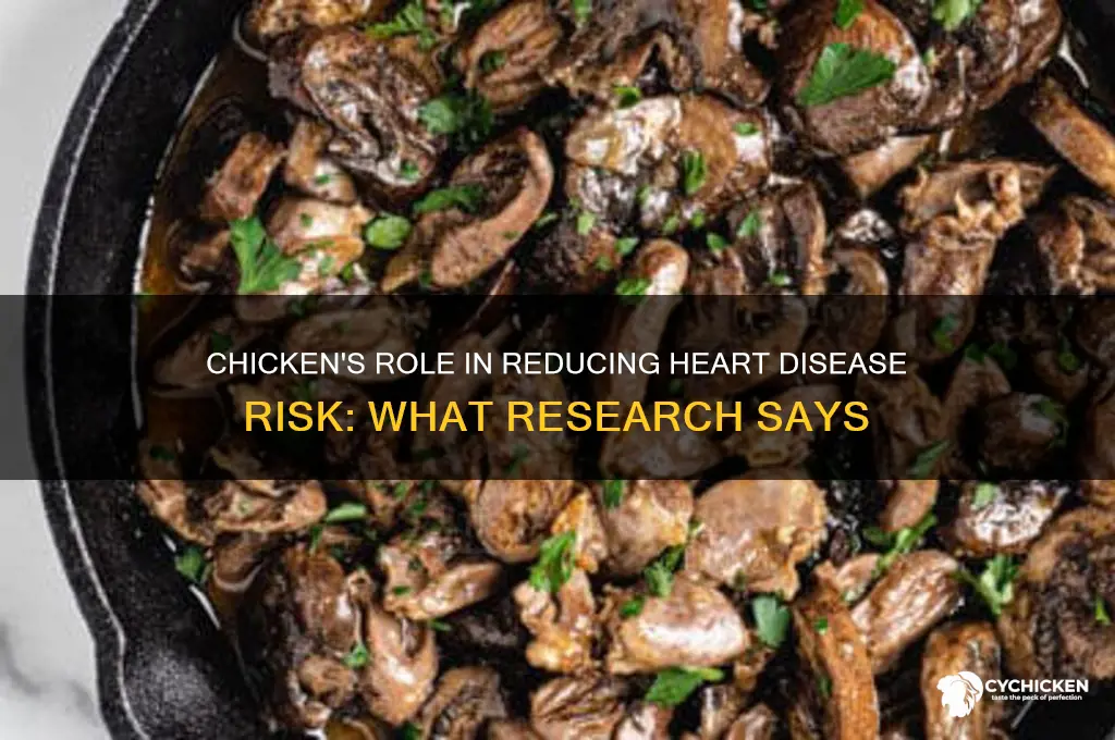does chicken lower risk of heart disease